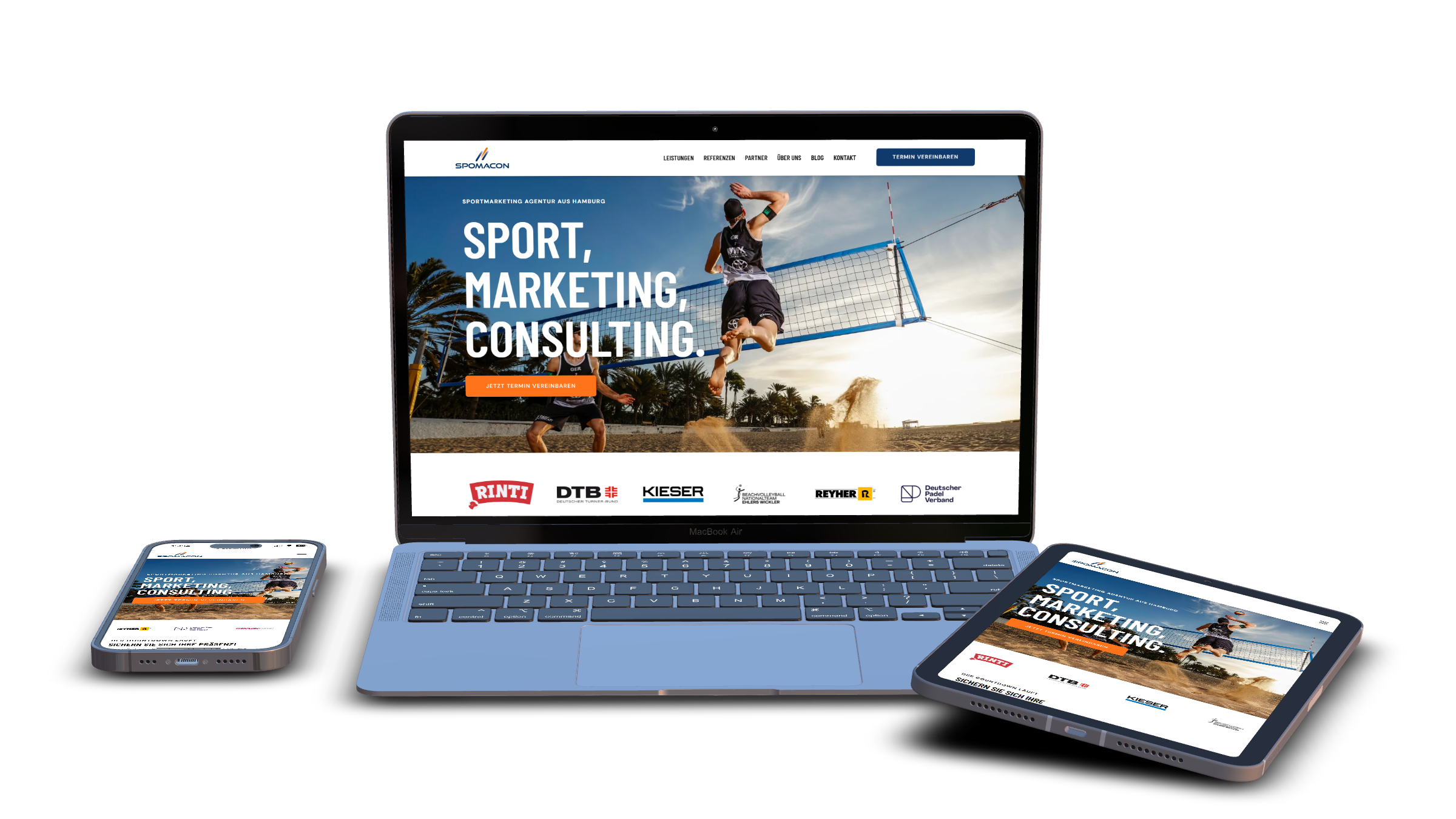 Responsive Website auf allen Endgeräten